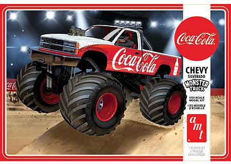 AMT 88 Chevy Silverado Monster Truck 1/24 Scale Plastic Model Vehicle #1184m