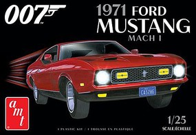AMT James Bond 1971 Ford Mustang Mach I Plastic Model Car Vehicle Kit 1-24 Scale #1187