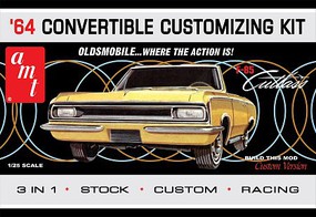 AMT 1964 Cutlass F-85 Convertible 3 N 1 Plastic Model Car Vehicle Kit 1/25 #1200