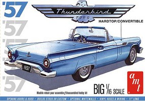 AMT 1957 Ford Thunderbird Plastic Model Car Vehicle Kit 1/16 Scale #1206