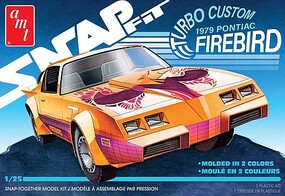 AMT 1979 Pontiac Firebird Turbo Custom Car (Snap) Plastic Model Car Kit 1/25 Scale #1211