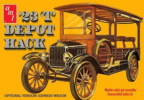 AMT 1923 Ford T Depot Hack Transport Plastic Model Truck Vehicle Kit 1/25 Scale #1237