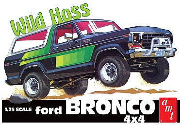 AMT Wild Hoss 1978 Ford Bronco Plastic Model Truck Vehicle Kit 1/25 Scale #1304