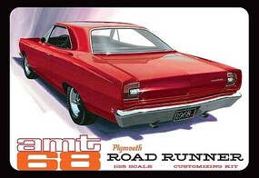 AMT 1968 Plymouth Roadrunner Customizing Car Plastic Model Car Vehicle Kit 1/25 Scale #1363