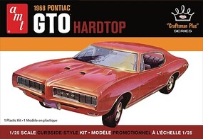 AMT 1968 Pontiac GTO Hardtop Craftsman Plastic Model Car 1/25 Scale #1411