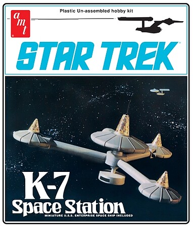 AMT K7 Space Station Star Trek Model 1/7600 Scale #1415
