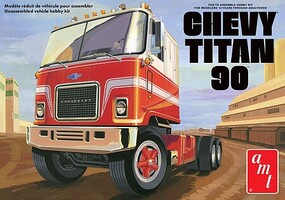 AMT Chevy Titan 90 Truck Cab Plastic Model Truck Kit 1/25 Scale #1417