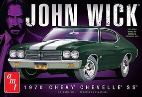 AMT '70 Chevy Chevelle SS John Wick Plastic Model Car Vehicle Kit 1/25 Scale #1453