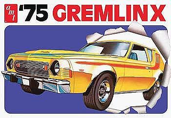 AMT 1975 Gremlin X Plastic Model Car Kit 1/25 Scale #768