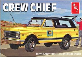 AMT 1/25 1972 Crew Chief Chevy Blazer Plastic Model Truck Kit 1/25 Scale #897