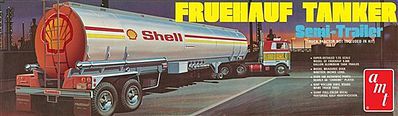 AMT 1/25 Shell Tanker Trailer Plastic Model Trailer Kit 1/25 Scale #918