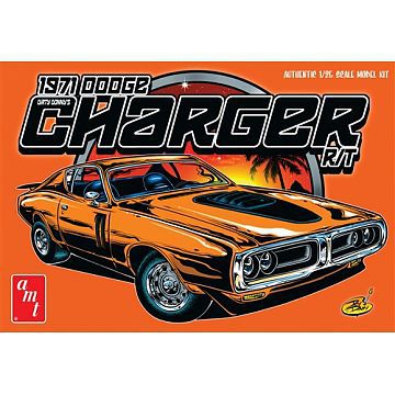 AMT 1971 Dirty Donnys Dodge Charger R/T Plastic Model Car Kit 1/25 Scale #945