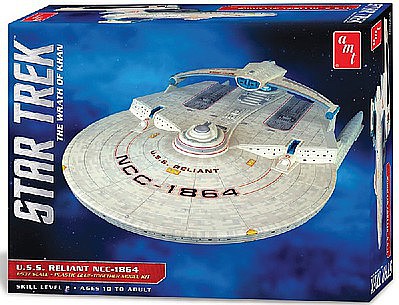 AMT Star Trek U.S.S. Reliant Science Fiction Plastic Model 1/537 Scale #1036-12