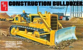AMT Construction Bulldozer Plastic Model Tractor Kit 1/25 Scale #1086-06