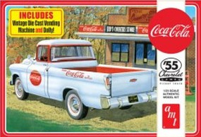 AMT 1955 Chevy Cameo Pickup (Coca-Cola) Plastic Model Car Kit 1/25 Scale #1094-12