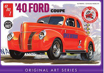 AMT 1940 Ford Coupe Original Art Series Plastic Model Car Kit 1/25 Scale #730_12