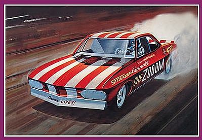 AMT 1969 Chevy CheZoom Corvair Funny Car Plastic Model Car Kit 1/25 Scale #873-12