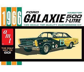 AMT 1966 Ford Galaxie Plastic Model Car Kit 1/25 Scale #904-12