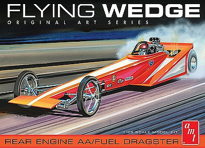 AMT Flying Wedge Dragster Original Art Serie Plastic Model Car Kit 1/25 Scale #927-12
