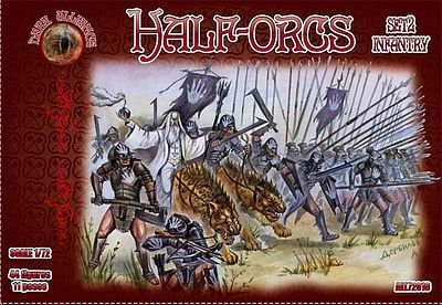 Alliance Half-Orcs Set #2 Plastic Model Fantasy Figure 1/72 Scale #72016