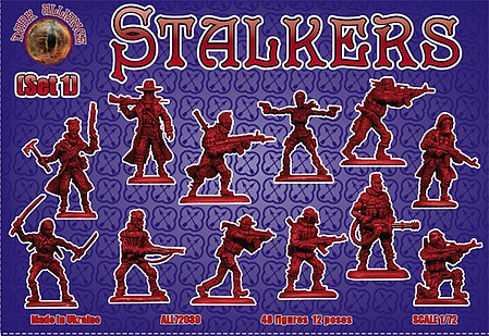 Alliance Stalkers Set #1 (48) Plastic Model Fantasy Figure Kit 1/72 Scale #72039