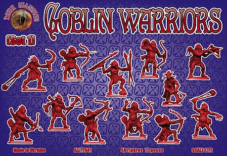 Alliance Goblin Warriors Set #1 Plastic Model Fantasy Figure Kit 1/72 Scale #72041