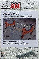 Advanced Su24 Fuel Tank Trolley for TSM (D) Plastic Model Aircraft Accessory Kit 1/72 Scale #72105