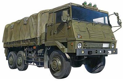 Aoshima JGSDF Type 73 Military Truck Plastic Model Cargo Truck Kit 1/72 Scale #02346