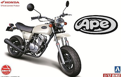 Aoshima Honda Ape 50 Motorcycle Plastic Model Motorcycle Kit 1/12 Scale #51702