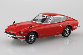 Aoshima Nissan S30 Fairlady Z Car (Snap in Red) Plastic Model Car Vehicle Kit 1/32 Scale #62562
