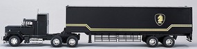 Aoshima Knight Rider Tractor Trailer Truck Plastic Model Truck Vehicle Kit 1/28 Scale #63798