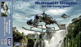 AMP MD120 Flying Crane Helicopter Plastic Model Helicopter Kit 1/48 Scale #48015