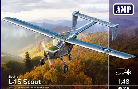AMP L15 Scout Liaison Aircraft Plastic Model Airplane Kit 1/48 Scale #48016