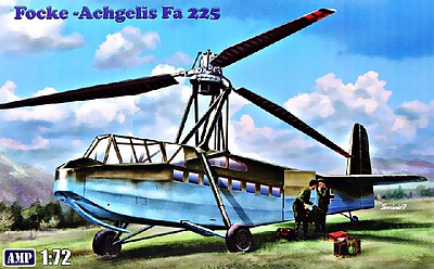 AMP Focke Achgelis FA225 Transport Helicopter Plastic Model Helicopter Kit 1/72 Scale #72001