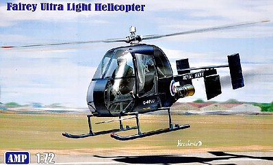 AMP Fairey Ultra Light Helicopter Plastic Model Helicopter Kit 1/72 Scale #72002
