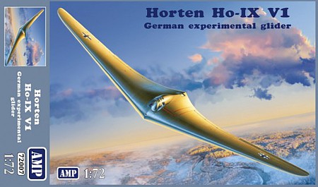 AMP Horten HoIX V1 German Experimental Glider Plastic Model Airplane Kit 1/72 Scale #72007