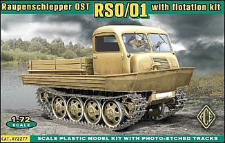 Ace Raupenschlepper Ost Type 1 WWII Tracked Vehicle Plastic Model Military Vehicle 1/72 #72277