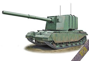 Ace FV4005 Centurion Tank Destroyer w/183mm Gun Plastic Model Military Tank 1/72 Scale #72429