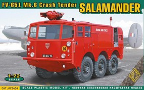 Ace FV651 Mk6 Salamander Emergency Vehicle Plastic Model Military Vehicle Kit 1/72 Scale #72434