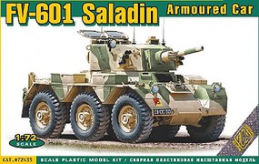 Ace FV601 Saladin Armored Car Plastic Model Military Vehicle Kit 1/72 Scale #72435