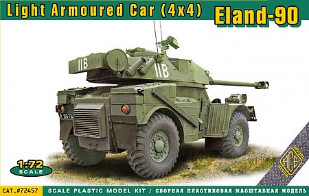 Ace 1/72 Eland-90 British 4x4 Light Armoured Car (New Tool)