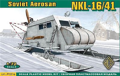 Ace Soviet NKL16/41 Armored Aerosan Plastic Model Military Vehicle Kit 1/72 Scale #72516