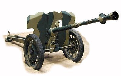 Ace French SAI Mle Mod 1937 25mm Anti-Tank Gun Plastic Model Military Vehicle Kit 1/72 #72522