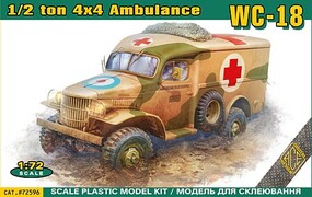 Ace 1/72 WC18 1/2-Ton 4x4 Ambulance Truck