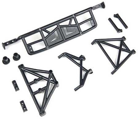 ARRMA AR320061 Bumper Set Rear Body Mounts Fury #c3487