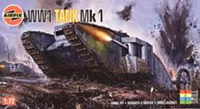 Airfix WWI Male Tank Plastic Model Military Vehicle Kit 1/76 Scale #01315