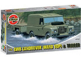 Airfix LWB Hardtop Landrover w/Two-Wheeled Trailer