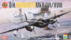 Airfix DEHVLND MOSQUITO MK Plastic Model Airplane Kit 1/72 Scale #03019