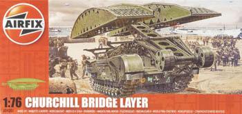 Airfix Churchill Bridgelayer Plastic Model Military Vehicle Kit 1/72 Scale #04301