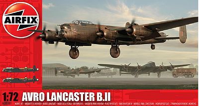 Airfix Avro Lancaster B II Bomber Plastic Model Airplane Kit 1/72 Scale #08001